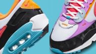Take a closer look at the heel counter and the toe tops of the impending sneakers (Image via Twitter/@sneakernews)